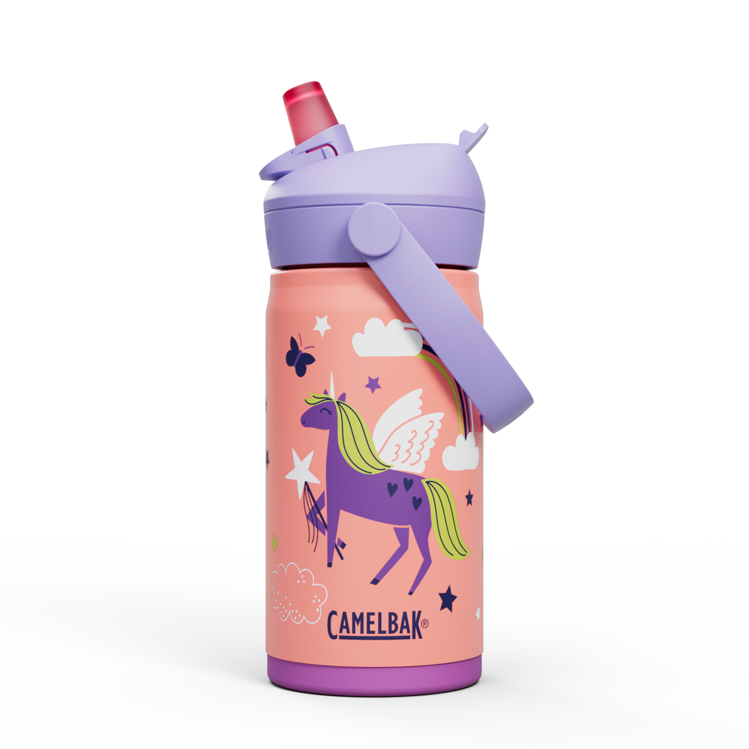 Thrive™ Flip Straw Kids 12oz Bottle, Insulated Stainless Steel