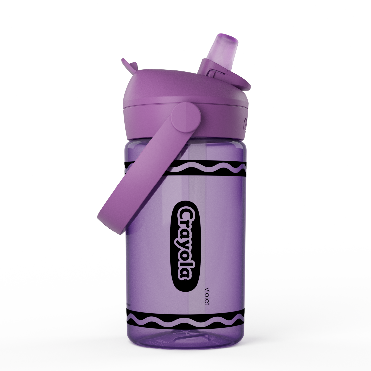 Crayola 14oz Flip Straw Bottle
