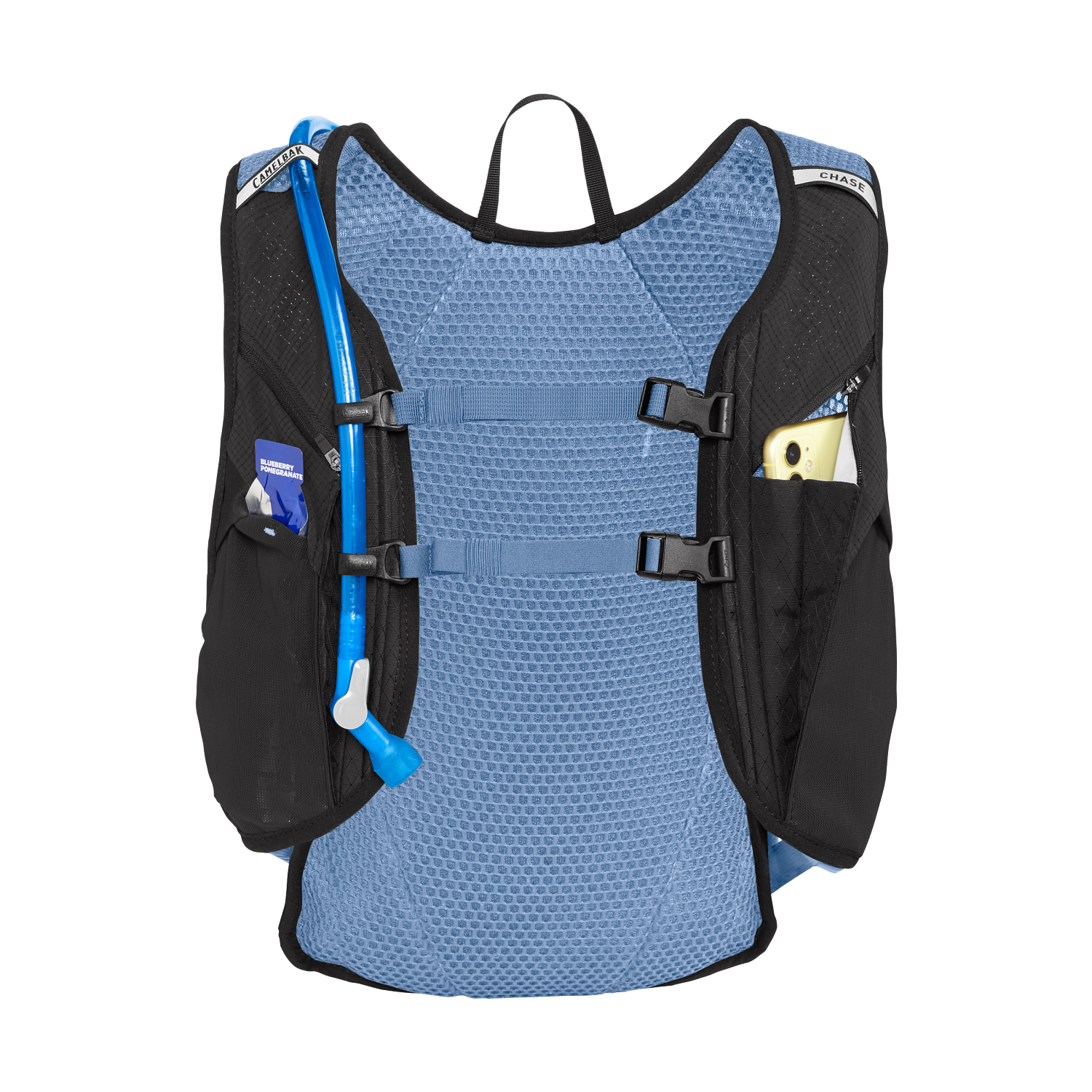Women's Chase Adventure 8 Vest 70oz, Black/Iris