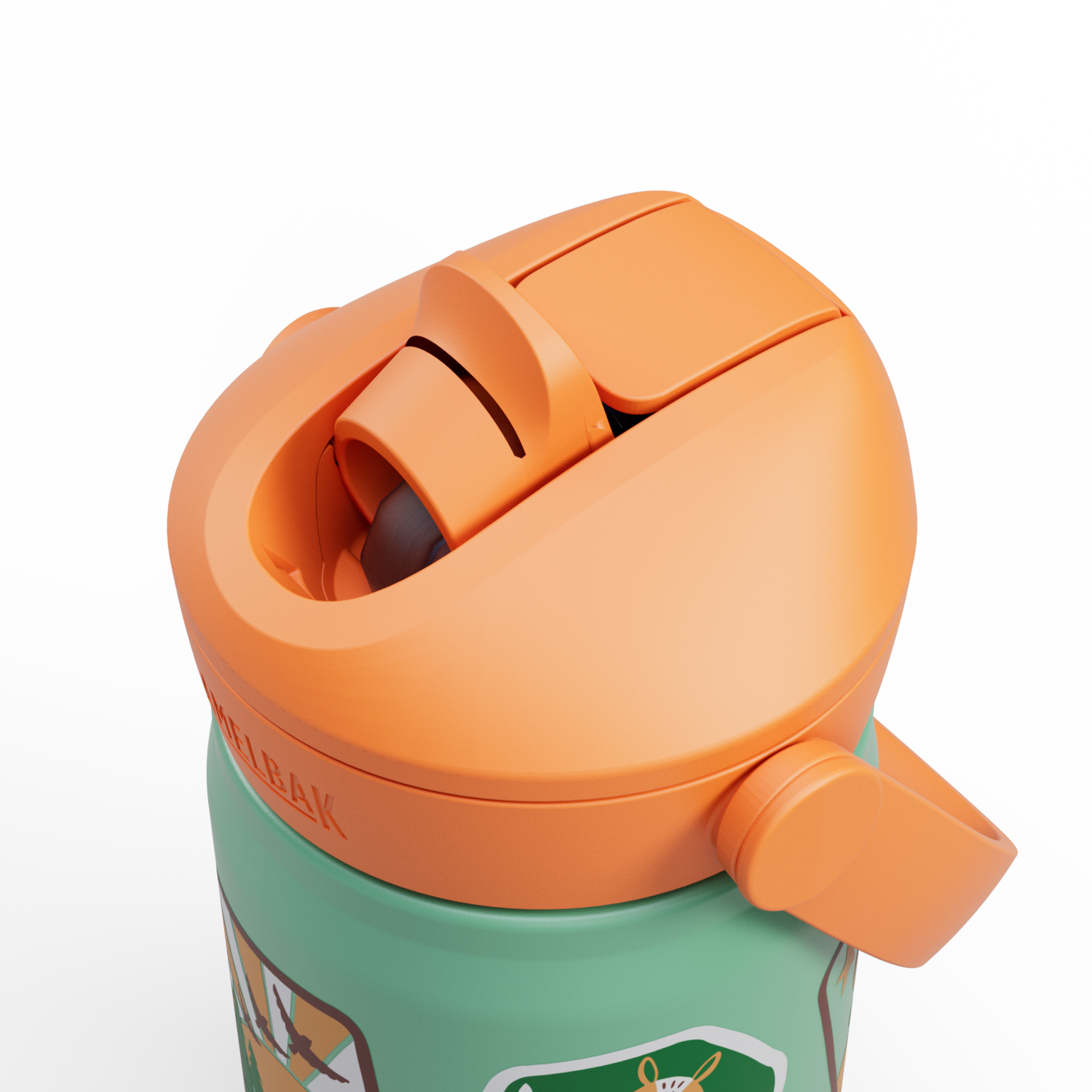 Thrive Flip Straw Kids VSS 12oz, Camp Badges