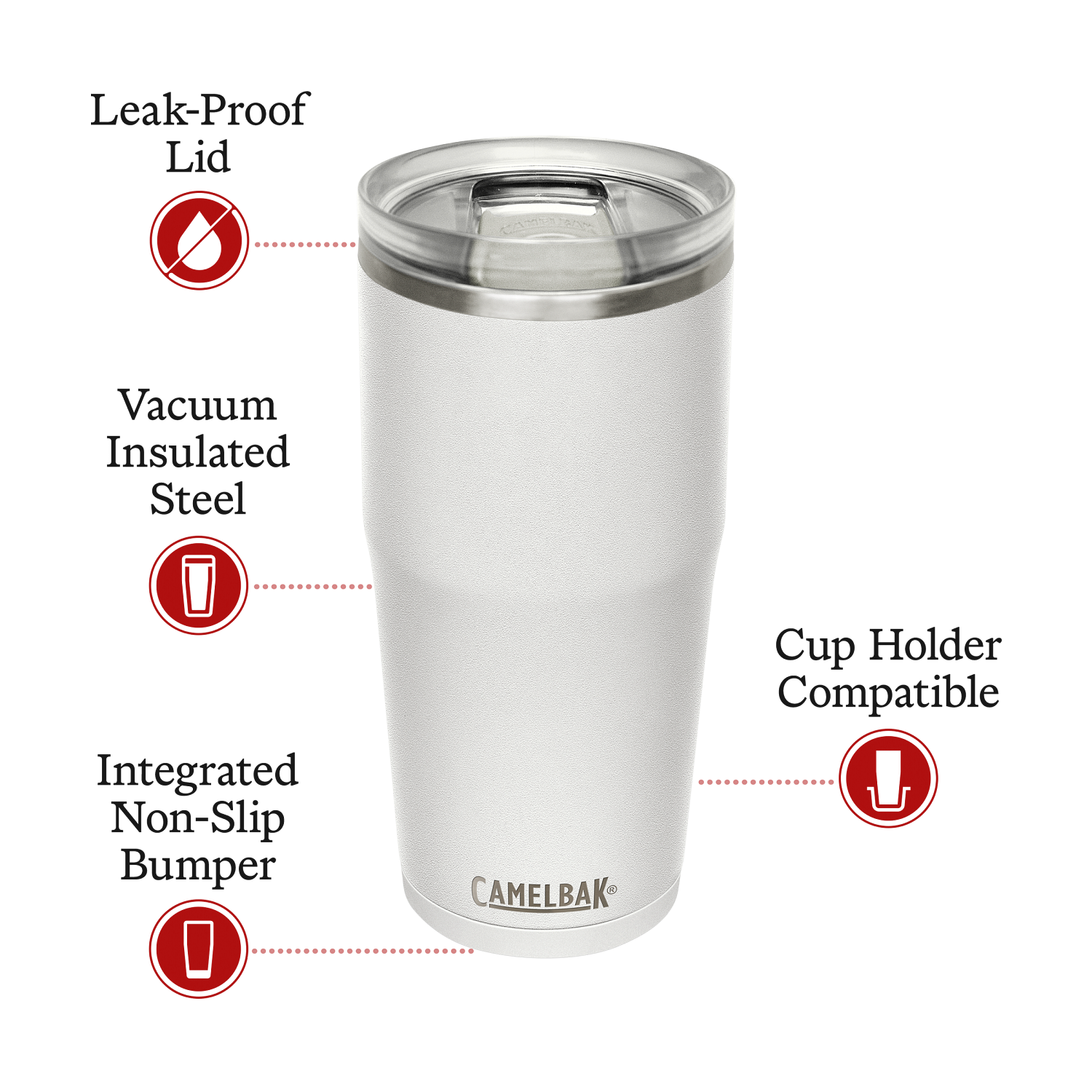Thrive Tumbler VSS 30oz, White