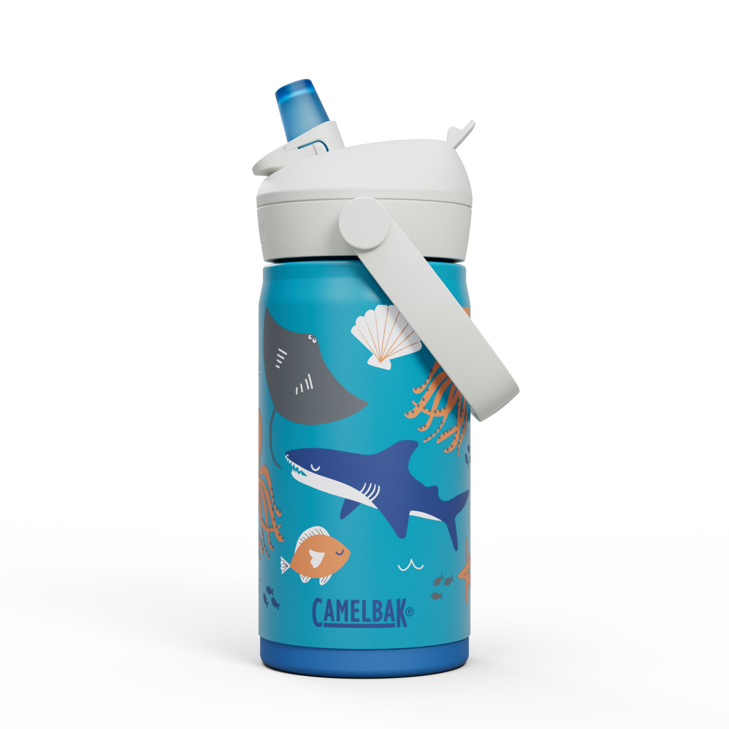 Thrive™ Flip Straw Kids 12oz Bottle, Insulated Stainless Steel