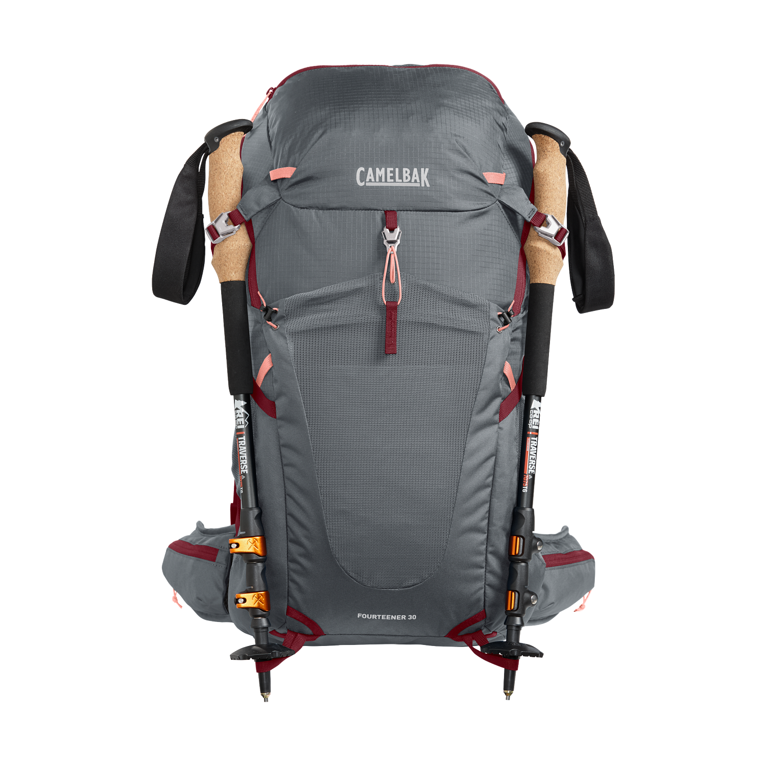 Women's Fourteener 30 100oz, Castlerock/Cabernet