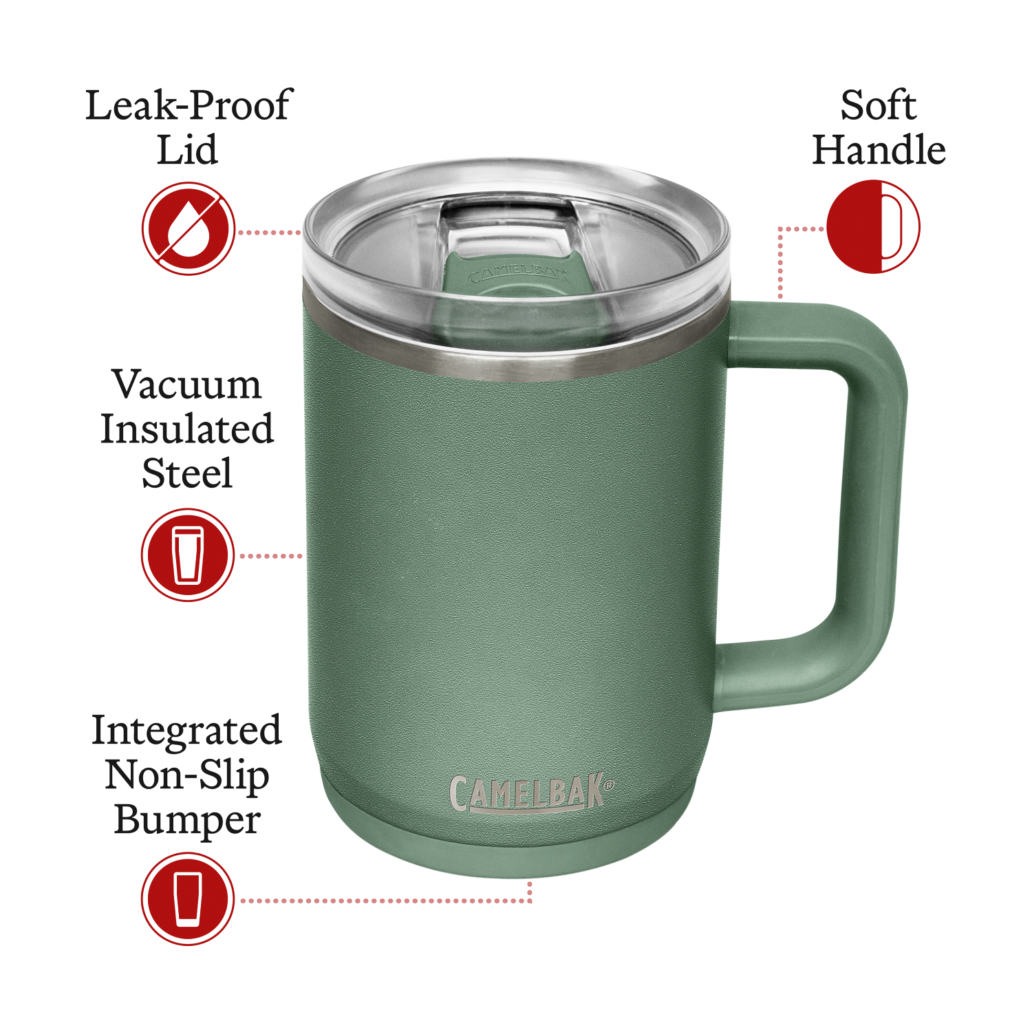 Thrive Mug VSS 16oz, Moss