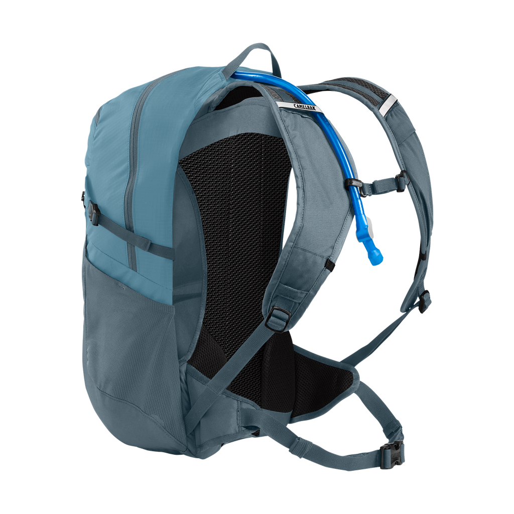 Women's Fourteener 24 100oz, Smoke Blue/Fiery Coral