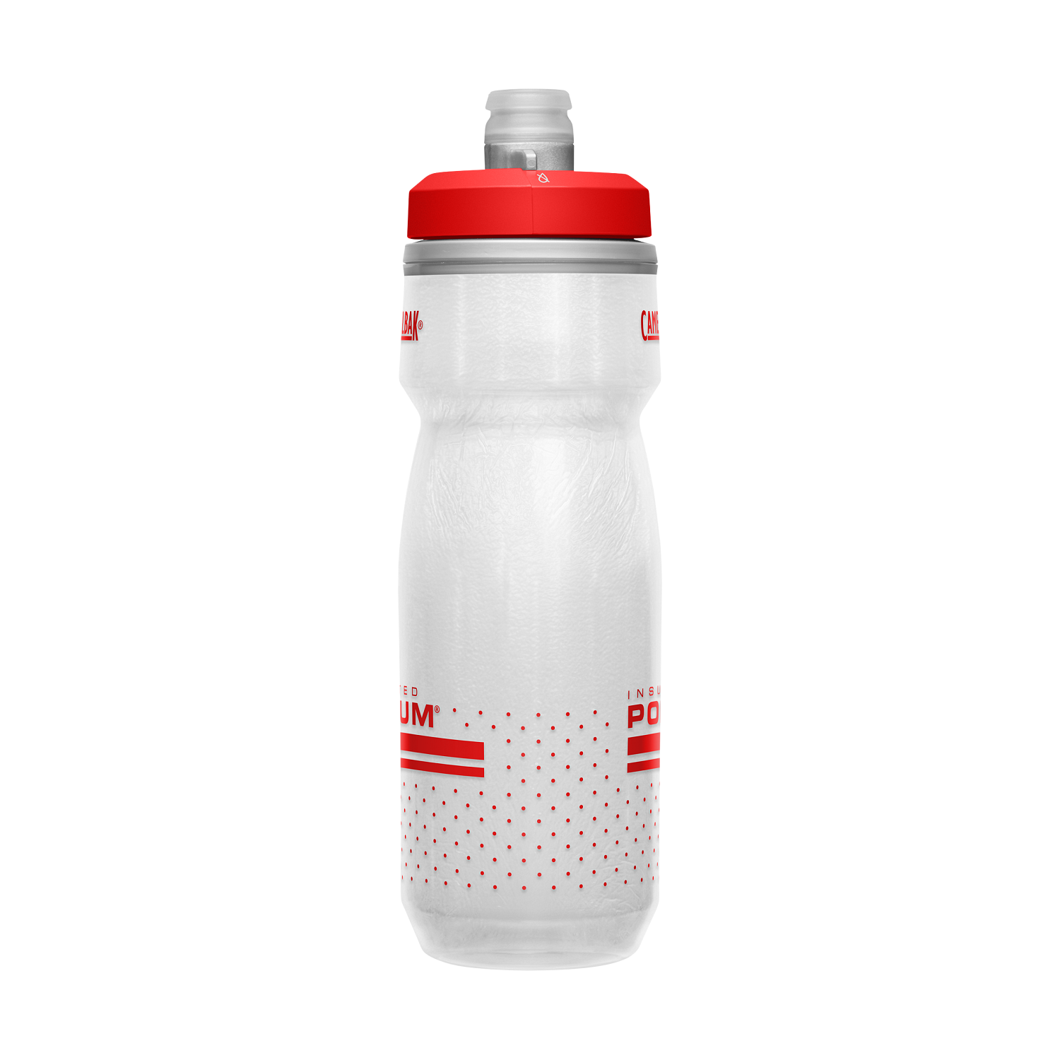 Podium Chill 21oz, Fiery Red/White