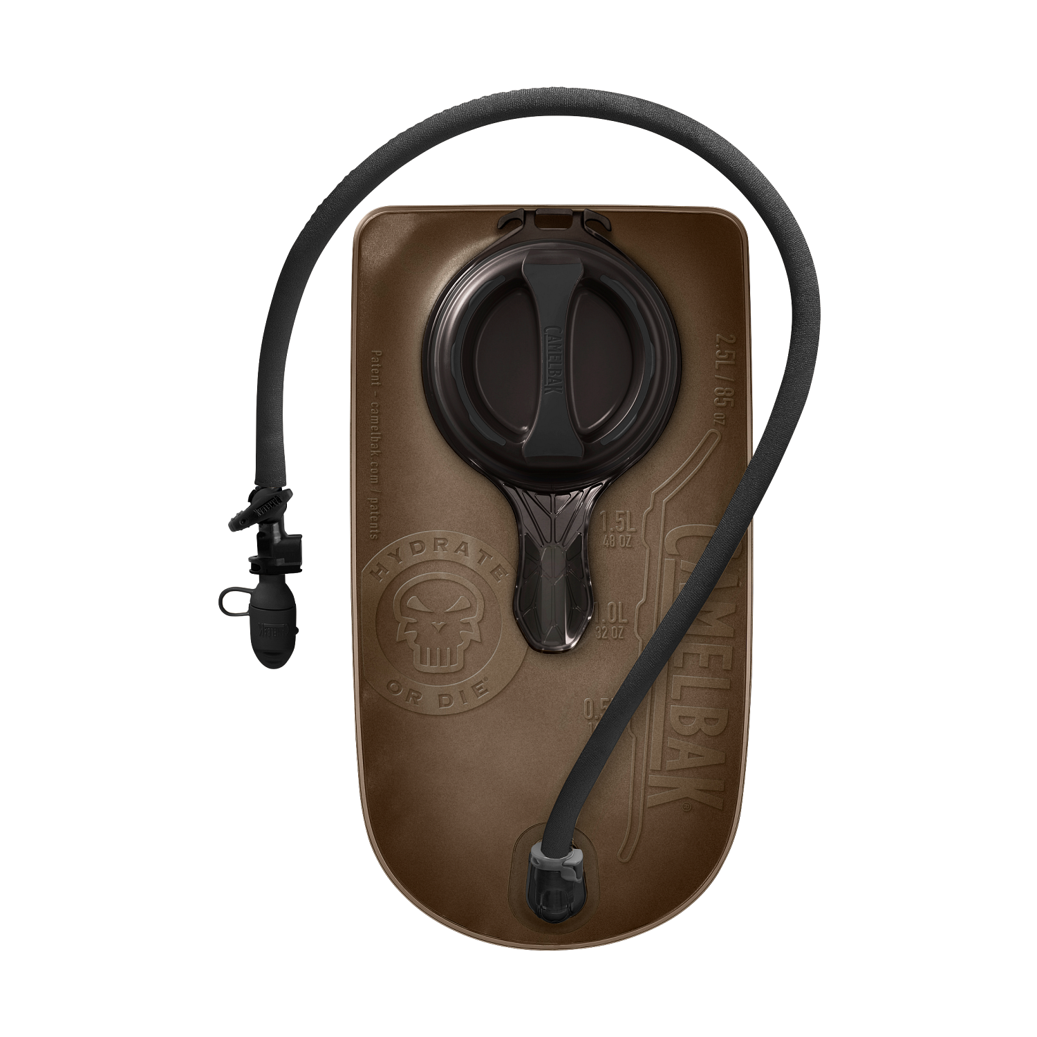 Mil Spec Crux 85oz/2.5L Reservoir w/ Black Tube Cover