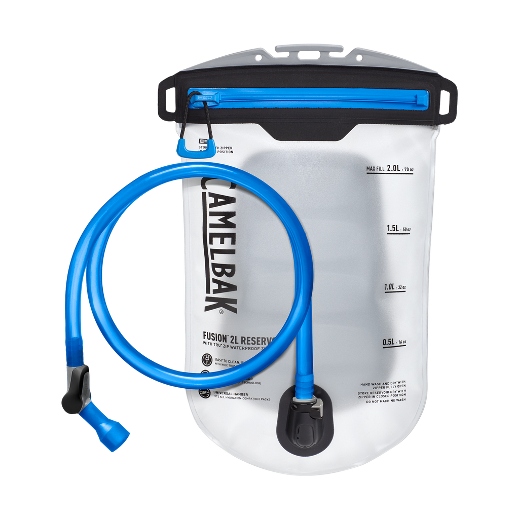 Fusion 2L Reservoir with Tru Zip Waterproof Zipper, Clear