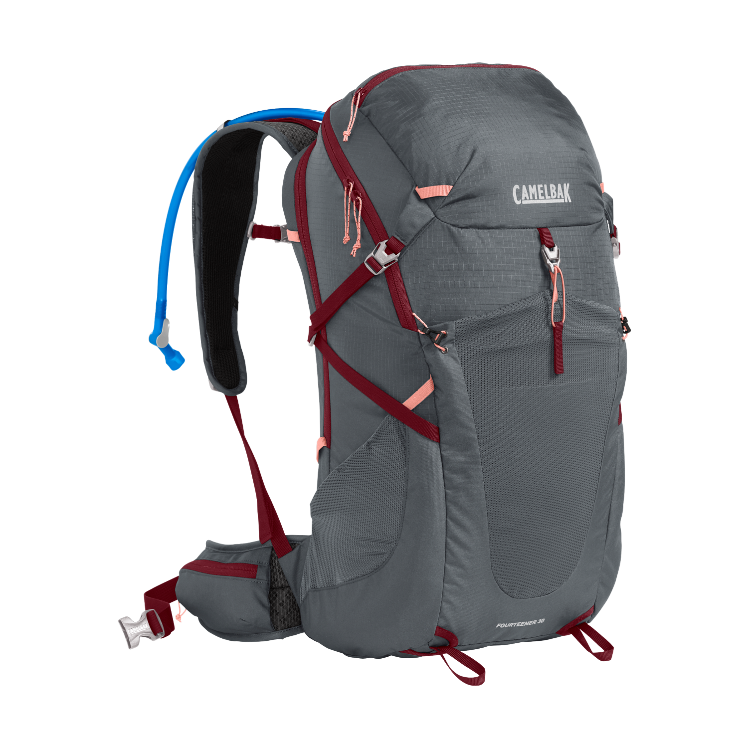 Women's Fourteener 30 100oz, Castlerock/Cabernet