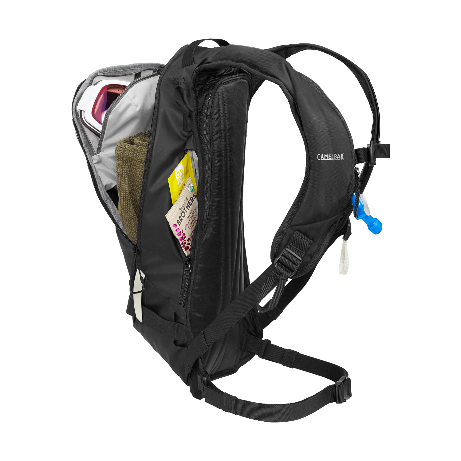 Powderhound 12, 70oz., Black/White