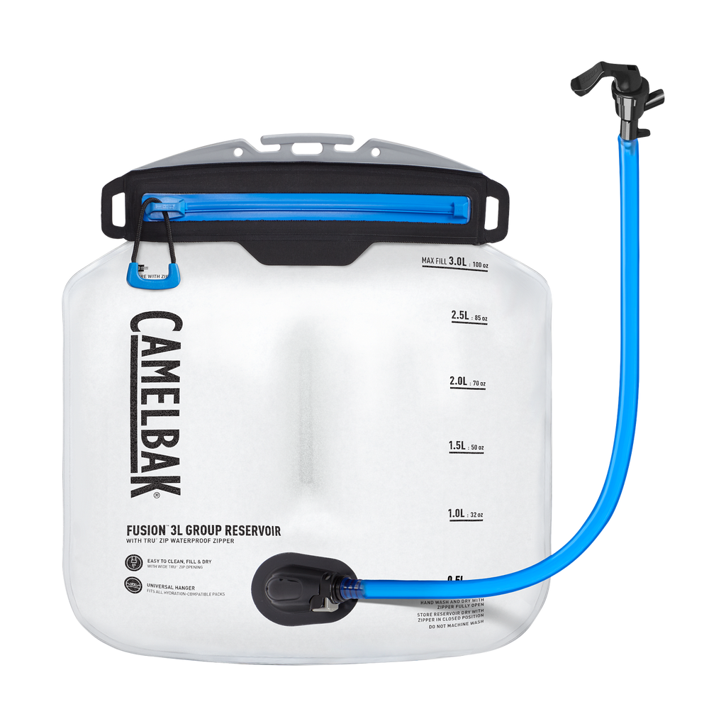Fusion 3L Group Reservoir with Tru Zip Waterproof Zipper, Clear