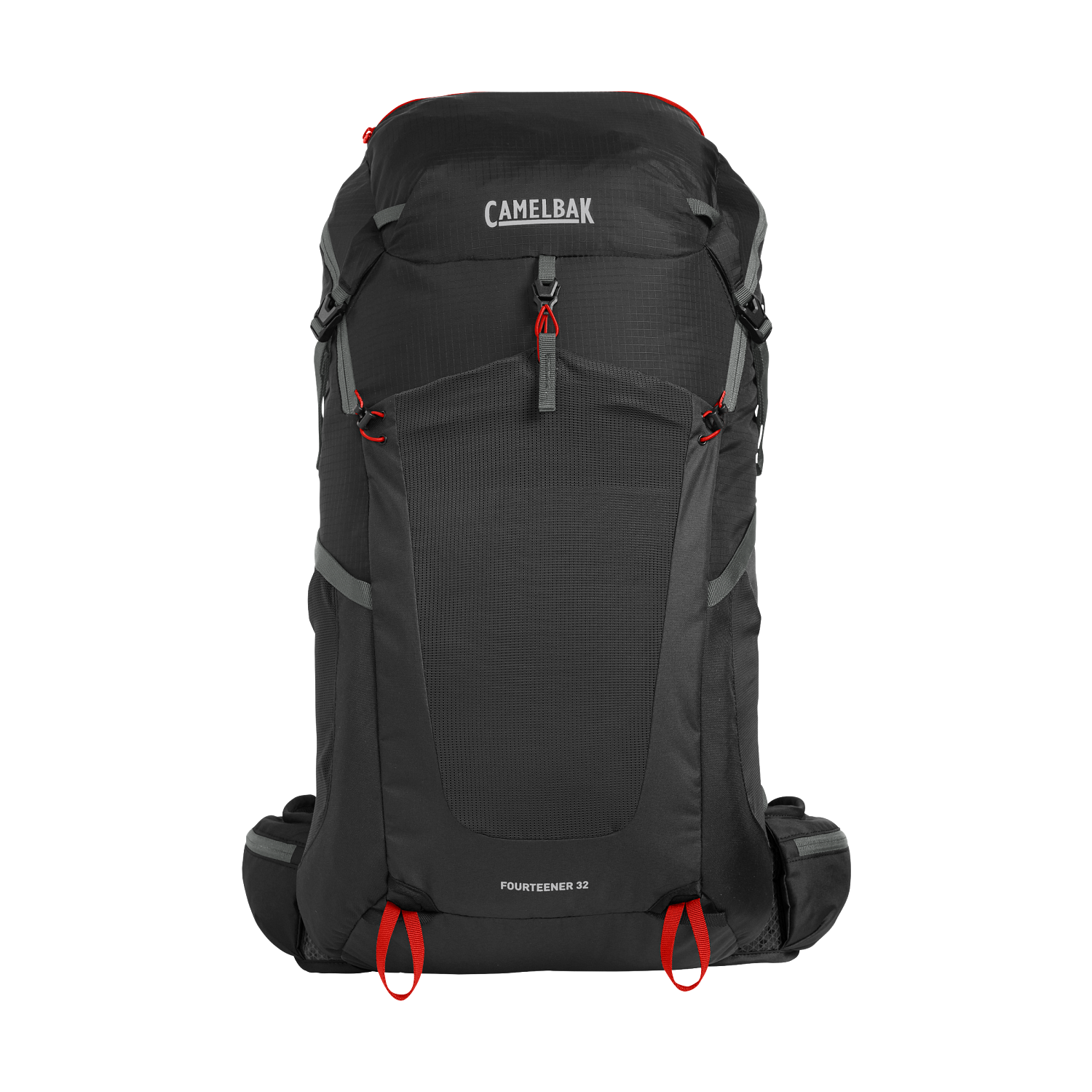 Fourteener 32 100oz, Black/Red Poppy