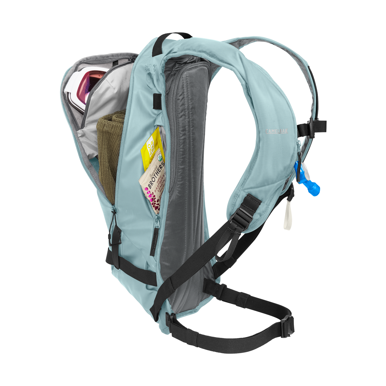 Powderhound 12, 70oz., Blue Mist/Black