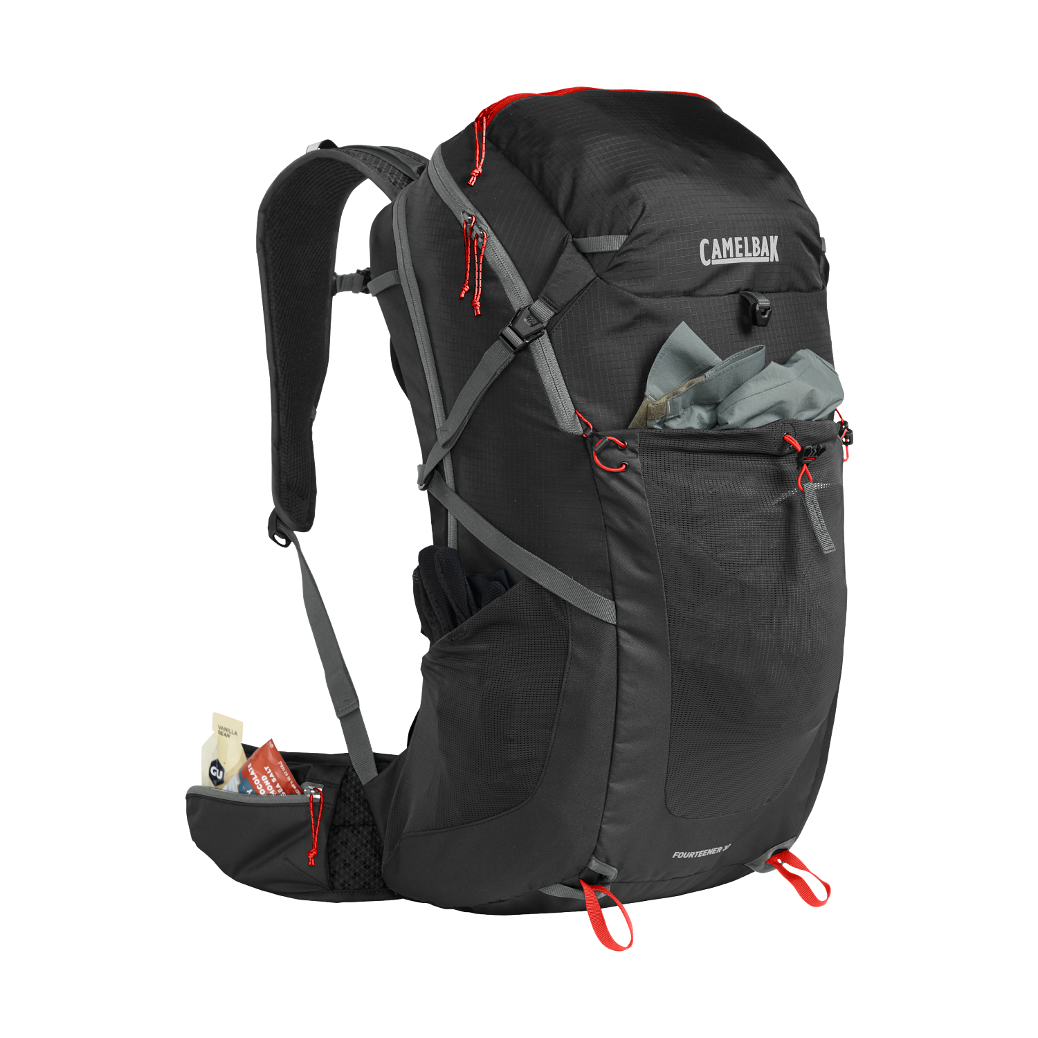 Fourteener 32 100oz, Black/Red Poppy